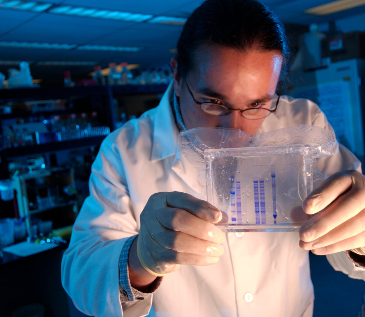 Scientist Reading Science tool